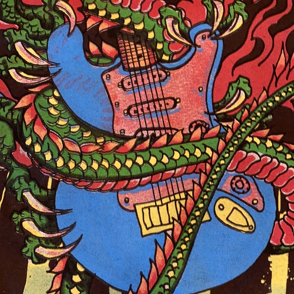 VTG Y2K Graffiti Graphic Los Angeles Tattoo T-Shirt 2Xl - Picture 7 of 8